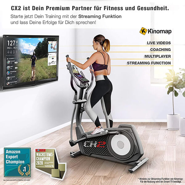 Sportstech CX2 Crosstrainer- Deutsche Qualitätsmarke