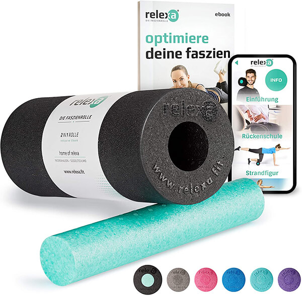 relexa 2in1 Faszienrolle