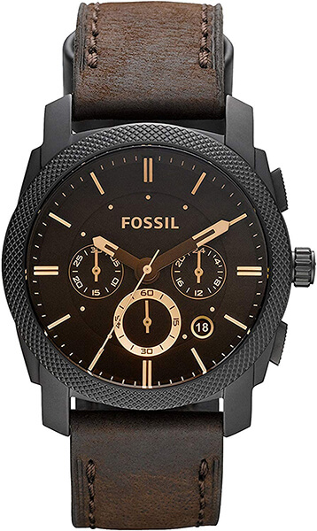 FOSSIL - Maschinen mittelgroßer Chronograph Braun